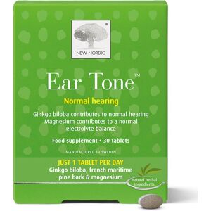 New Nordic Ear Tone For Normal Hearing 30 Tablets New Nordic Ear Tone For Normal Hearing 30 Tablets