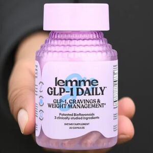 Lemme, Glp-1 Daily™, Weight Management, Cravings & Fat Burner, 60 Capsules Lemme, Glp-1 Daily™, Weight Management, Cravings & Fat Burner, 60 Capsules
