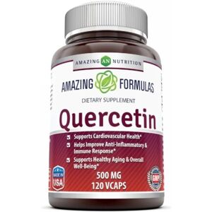Amazing Nutrition Amazing Formulas Quercetin - 500 mg - Pack of 1-6 Amazing Nutrition Amazing Formulas Quercetin - 500 mg - Pack of 1-6
