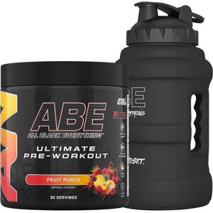 Applied Nutrition Bundle Abe Pre Workout 375g + Jug 2.5 Lt Matt Black All Bla Applied Nutrition Bundle Abe Pre Workout 375g + Jug 2.5 Lt Matt Black All Bla
