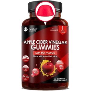 New Leaf Products Apple Cider Vinegar 30 Gummies - 4 Pack New Leaf Products Apple Cider Vinegar 30 Gummies - 4 Pack