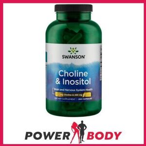 Swanson Choline & Inositol 250mg 250 Capsules - Dietary Supplements Swanson Choline & Inositol 250mg 250 Capsules - Dietary Supplements