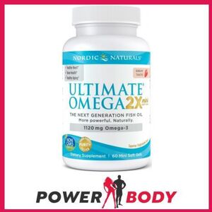 Nordic Naturals Ultimate Omega 2X Mini Strawberry 1120mg - Fish Oil Supplement Nordic Naturals Ultimate Omega 2X Mini Strawberry 1120mg - Fish Oil Supplement