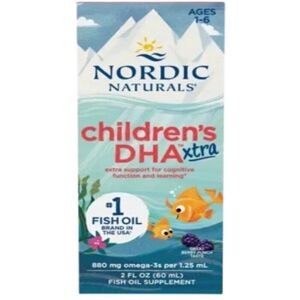 Nordic Naturals Children's DHA Xtra Fish Oil - Berry Punch - 880mg - 60ml Nordic Naturals Children's DHA Xtra Fish Oil - Berry Punch - 880mg - 60ml