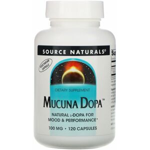 Source Naturals, Mucuna Dopa, 100 Mg, 120 Capsules Source Naturals, Mucuna Dopa, 100 Mg, 120 Capsules
