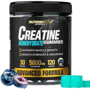 Nutriworth Ltd Creatine Gummies 5000mg Lab Tested Creatine Monohydrate Full Month Supply Nutriworth Ltd Creatine Gummies 5000mg Lab Tested Creatine Monohydrate Full Month Supply