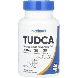 Nutricost, Tudca, 250 Mg, 30 Capsules Liver Support Aids Digestion Of Fats/oils Nutricost, Tudca, 250 Mg, 30 Capsules Liver Support Aids Digestion Of Fats/oils