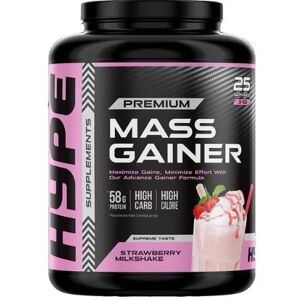 Hype Mass Gainer Strawberry - 3kg Hype Mass Gainer Strawberry - 3kg