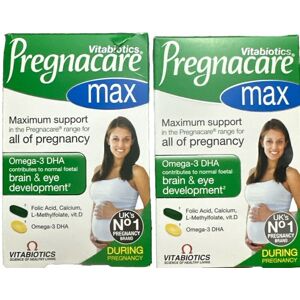 Vitabiotics Pregnacare Max - Prenatal Vitamins & Minerals with Omega 3 Vitabiotics Pregnacare Max - Prenatal Vitamins & Minerals with Omega 3