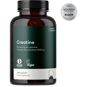 Pro-Ject Pure Creatine Monohydrate 3000mg - Vegan Capsules - No Fillers - Muscle Growth Pro-Ject Pure Creatine Monohydrate 3000mg - Vegan Capsules - No Fillers - Muscle Growth