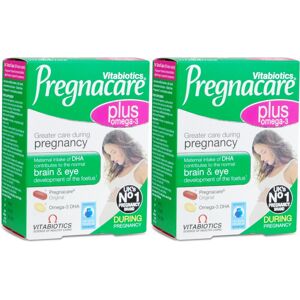 Vitabiotics Pregnacare Plus Omega-3 Dual Pack 56 tablets /capsules X 2 Vitabiotics Pregnacare Plus Omega-3 Dual Pack 56 tablets /capsules X 2