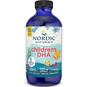 Nordic Naturals Children's DHA - Strawberry - 530mg Omega-3 - 237ml Nordic Naturals Children's DHA - Strawberry - 530mg Omega-3 - 237ml