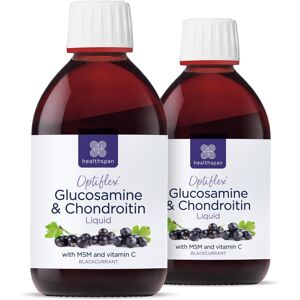 Healthspan Optiflex Glucosamine & Chondroitin Liquid 2x300ml Cartilage Health Healthspan Optiflex Glucosamine & Chondroitin Liquid 2x300ml Cartilage Health