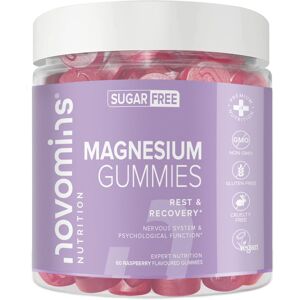 Novomins Magnesium Gummies – Sugar Free - Vegan – 1 Month Supply - Gluten Free - Chewable Novomins Magnesium Gummies – Sugar Free - Vegan – 1 Month Supply - Gluten Free - Chewable