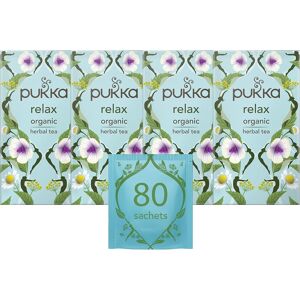 Pukka Herbs Relax Organic Herbal Tea Box Tea Infusion With Chamomile, Carda Pukka Herbs Relax Organic Herbal Tea Box Tea Infusion With Chamomile, Carda