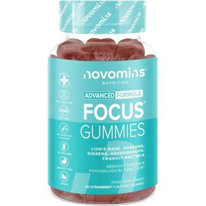 Novomins Focus Gummies – Nootropic High Strength Brain Supplement – 17 Focus, Energy, Pos Novomins Focus Gummies – Nootropic High Strength Brain Supplement – 17 Focus, Energy, Pos
