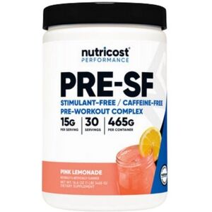 Nutricost Stim-Free Pre-Workout Powder Pink Lemonade 30 Serving Nutricost Stim-Free Pre-Workout Powder Pink Lemonade 30 Serving