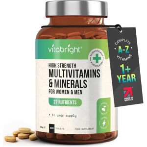 Vitabright High Strength Multivitamins With Iron & Minerals 400 Vegan Multivitamin... Vitabright High Strength Multivitamins With Iron & Minerals 400 Vegan Multivitamin...