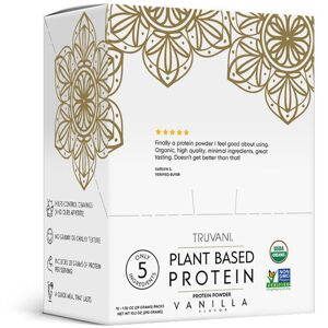Truvani Organic Vanilla Plant Based Protein Powder - 10 Packets Truvani Organic Vanilla Plant Based Protein Powder - 10 Packets