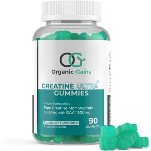 Organic Gains Og Creatine Ultra – 90 Gummies 5000mg Max Creatine Monohydrate & 1500mg Gaa Organic Gains Og Creatine Ultra – 90 Gummies 5000mg Max Creatine Monohydrate & 1500mg Gaa