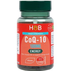 Holland & Barrett H&b High Strength Co-Q10 100mg Energy, With Vitamin B1 , 90 Capsules Holland & Barrett H&b High Strength Co-Q10 100mg Energy, With Vitamin B1 , 90 Capsules