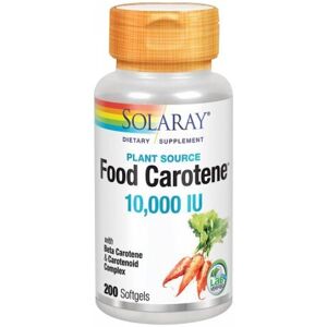 Food Carotene 10,000 Iu 200 Softgels By Solaray Food Carotene 10,000 Iu 200 Softgels By Solaray