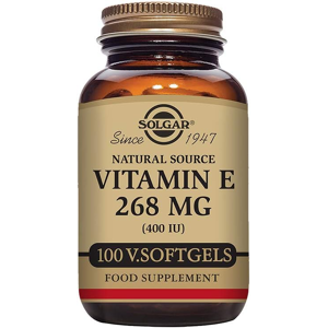 Solgar Natural Source Vitamin E 268 Mg (400 Iu) Vegetable Softgels - Pack Of 100 Solgar Natural Source Vitamin E 268 Mg (400 Iu) Vegetable Softgels - Pack Of 100