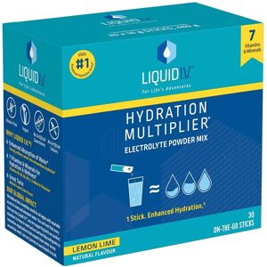 Liquid I.V.Hydration Multiplier Electrolyte Powder Mix Lemon Lime Pack 30sachets Liquid I.V.Hydration Multiplier Electrolyte Powder Mix Lemon Lime Pack 30sachets