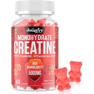 Joiavvy Creatine Monohydrate Gummies 5000mg Per Serving For Men & Women, Enhanced With Joiavvy Creatine Monohydrate Gummies 5000mg Per Serving For Men & Women, Enhanced With
