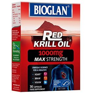 Bioglan Red Krill Oil Max Strength 1000 Mg, High In Omega-3 Fish Oil, Epa & Dha, 30 Caps Bioglan Red Krill Oil Max Strength 1000 Mg, High In Omega-3 Fish Oil, Epa & Dha, 30 Caps