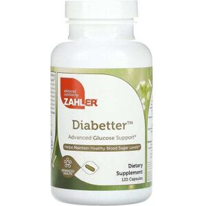 Zahler, Diabetter, Advanced Glucose Support, 120 Capsules Zahler, Diabetter, Advanced Glucose Support, 120 Capsules
