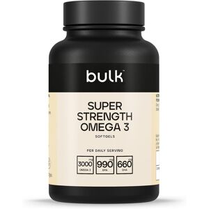 Bulk Super Strength Omega 3 Softgels, 1000 Mg, Pack Of 270 Bulk Super Strength Omega 3 Softgels, 1000 Mg, Pack Of 270