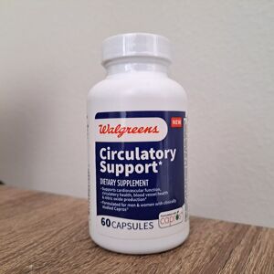 Walgreens Circulatory Support, 60 Capsules, Exp 11/25 Walgreens Circulatory Support, 60 Capsules, Exp 11/25