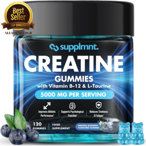Supplmnt. Creatine Gummies 5000mg Lab-Tested 120ct Max Strength Muscle Growth/recovery Supplmnt. Creatine Gummies 5000mg Lab-Tested 120ct Max Strength Muscle Growth/recovery