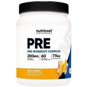 Nutricost Preworkout Complex Peach Mango 60 Servings Nutricost Preworkout Complex Peach Mango 60 Servings