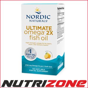 Nordic Naturals Ultimate Omega 2X - 2150mg Lemon - 120 softgels Nordic Naturals Ultimate Omega 2X - 2150mg Lemon - 120 softgels