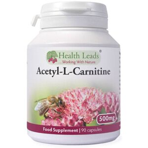 Health Leads Uk Acetyl-L-Carnitine 500mg X 90 Capsules Alcar Amino Acid Vegan Vegetarian Health Leads Uk Acetyl-L-Carnitine 500mg X 90 Capsules Alcar Amino Acid Vegan Vegetarian