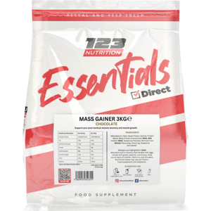 123 Nutrition Mass Weight Gainer Protein Powder Supplement Chocolate 3kg Essentials Direct 123 Nutrition Mass Weight Gainer Protein Powder Supplement Chocolate 3kg Essentials Direct