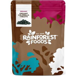 Rainforest Foods Organic Broken Cell Wall Chlorella Tablets 500mg Pack Of 300 Rainforest Foods Organic Broken Cell Wall Chlorella Tablets 500mg Pack Of 300