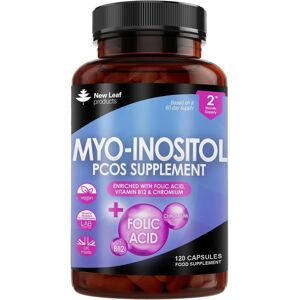 New Leaf Products Myo-Inositol Pcos 120 Capsules - 2 Pack New Leaf Products Myo-Inositol Pcos 120 Capsules - 2 Pack