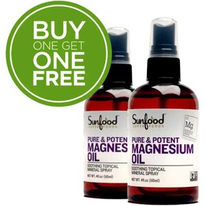Sunfood Pure And Potent Magnesium Oil, 4 Fl Oz (118 Ml) Joint And Muscle Support Sunfood Pure And Potent Magnesium Oil, 4 Fl Oz (118 Ml) Joint And Muscle Support