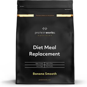 The Protein Works Protein Works - Diet Meal Replacement Shake High Protein Banana Smooth 1kg The Protein Works Protein Works - Diet Meal Replacement Shake High Protein Banana Smooth 1kg