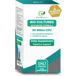 Natures Zest Bio Cultures Complex Probiotics & Prebiotics 50 Billion Cfu – 6 Months Supply Natures Zest Bio Cultures Complex Probiotics & Prebiotics 50 Billion Cfu – 6 Months Supply