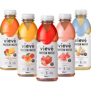 Vieve Protein Water 10x500ml - Mixed Variety Flavour Pack 20g Protein, Sugar... Vieve Protein Water 10x500ml - Mixed Variety Flavour Pack 20g Protein, Sugar...