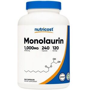 Nutricost Monolaurin 1000mg Capsules - Supplement Nutricost Monolaurin 1000mg Capsules - Supplement