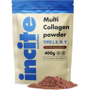Incite Nutrition Multi Collagen Powder 400g - Chocolate Hazelnut Flavoured - Hydrolyzed Collag... Incite Nutrition Multi Collagen Powder 400g - Chocolate Hazelnut Flavoured - Hydrolyzed Collag...