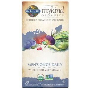 Garden of Life Mykind Organics Men'S Once Daily 30 Vegan Tablets Garden of Life Mykind Organics Men'S Once Daily 30 Vegan Tablets