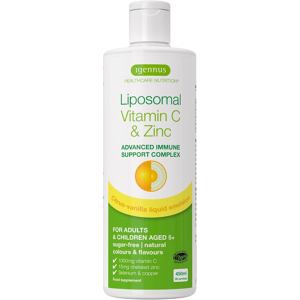 Igennus Healthcare Nutrition Advanced Liposomal Vitamin C 1000mg & Zinc Bisglycinate Liquid, 30-90 Servings Igennus Healthcare Nutrition Advanced Liposomal Vitamin C 1000mg & Zinc Bisglycinate Liquid, 30-90 Servings
