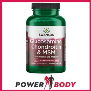 Swanson Glucosamine Chondroitin MSM Mini Tablets - Dietary Supplement Swanson Glucosamine Chondroitin MSM Mini Tablets - Dietary Supplement