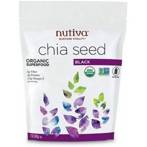 Nutiva Organic Chia Seeds - Small Seed, Big Nutrition - Chia Seeds Nutiva Organic Chia Seeds - Small Seed, Big Nutrition - Chia Seeds